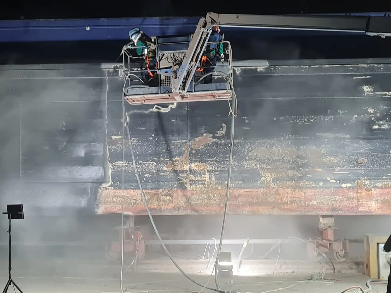 Compresor Atlas Copco para sandblasting industrial - CMP SAS Cartagena