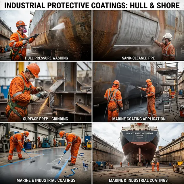 Compresor Atlas Copco para sandblasting industrial - CMP SAS Cartagena